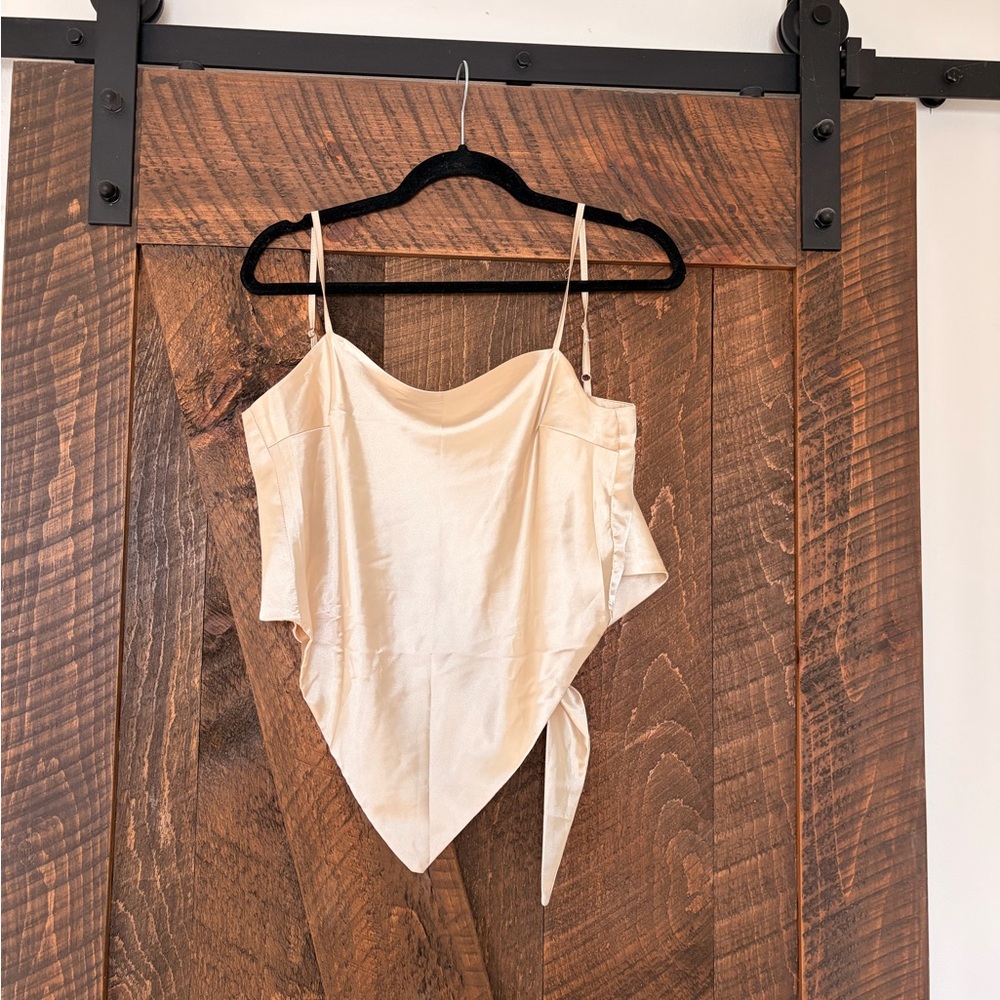Elegant Cream Women's Top